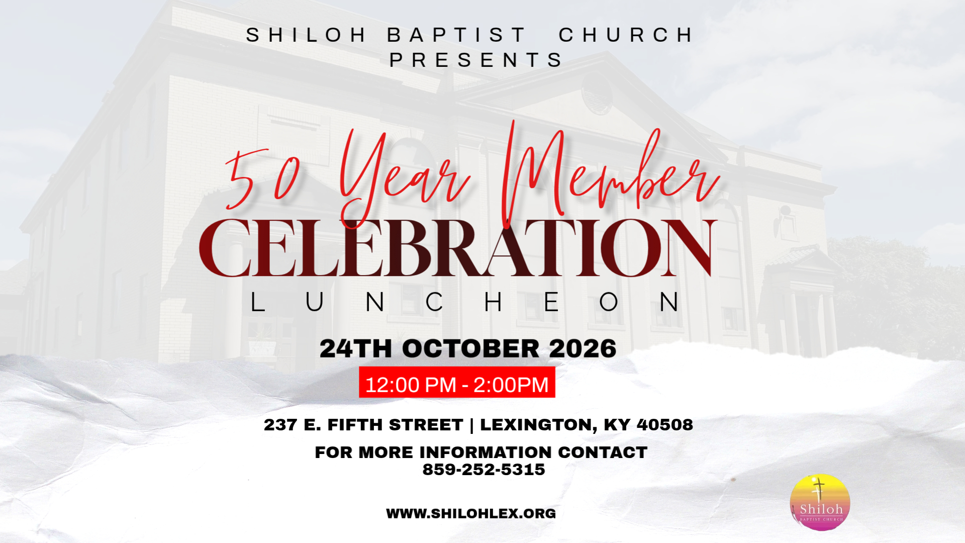 50 Year Member Celebration Luncheon
